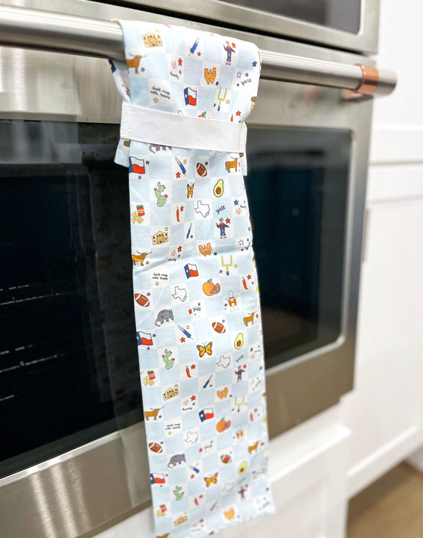 Texas Western Checkerboard Tea Towel, 2 of 3