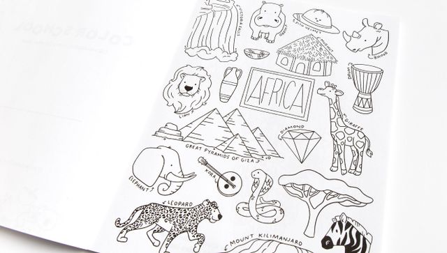 Wonderful World Coloring Book, 2 of 7
