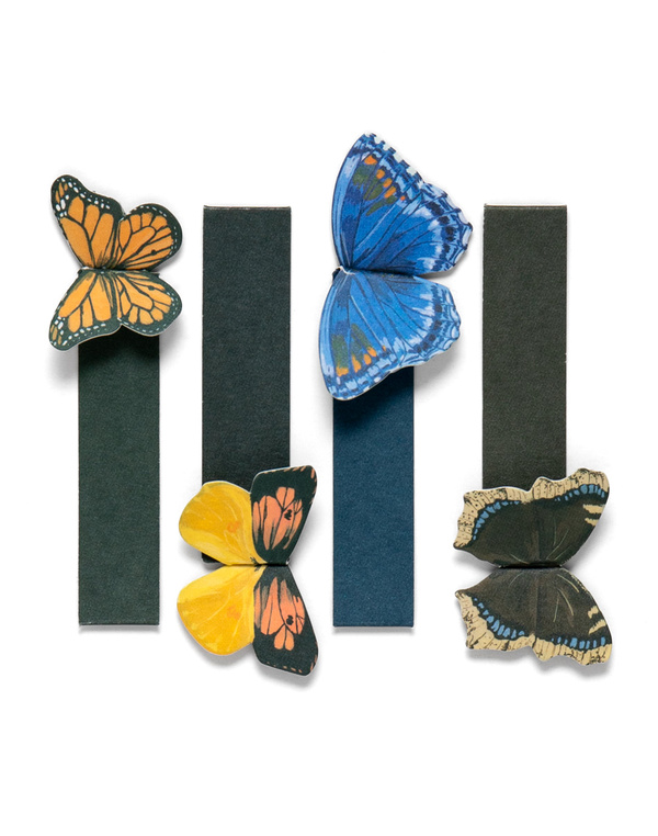 Butterfly Pop-up Bookmark Set, 4 of 5