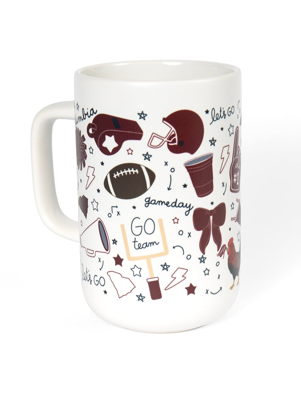 Columbia Football Game Day Tall Ceramic Mug, 2 of 3