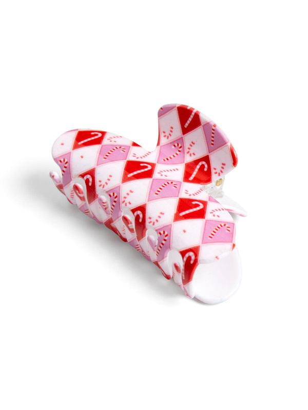 Candy Canes Christmas Claw Hair Clip, 3 of 5