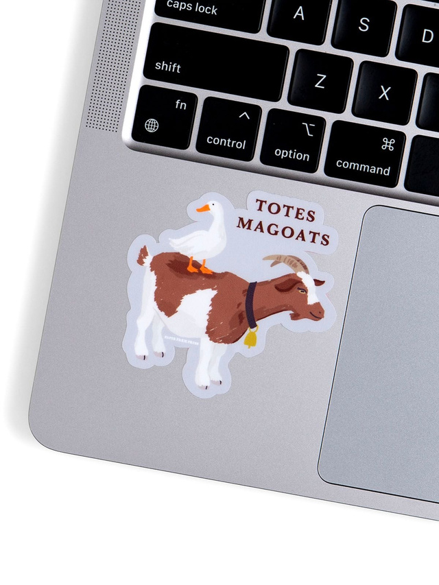 Totes Magoats Goat Decal Sticker, 2 of 4