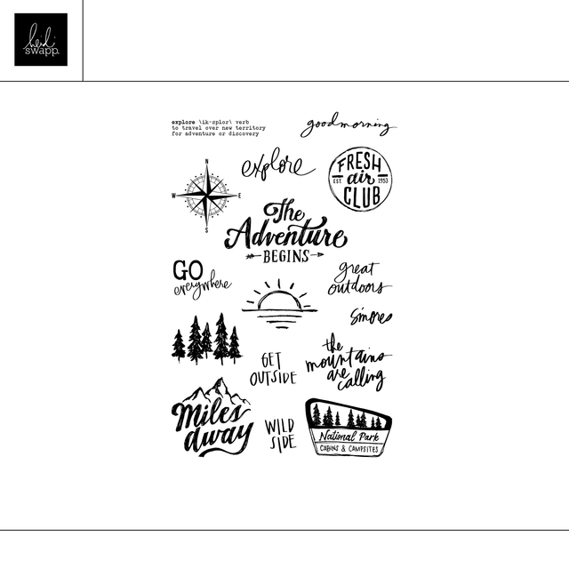 Digital 4×6 Outdoorsy Stamp, 1 of 1
