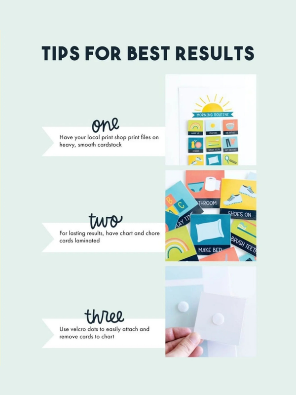 Kids Chore Chart Digital - Morning & Evening Routine, 6 of 7