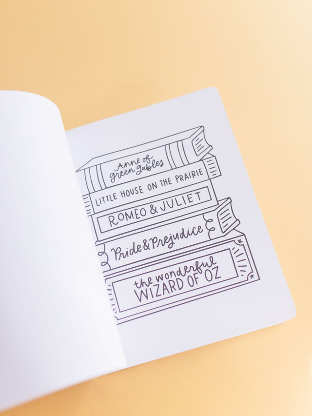 Literary Lover Coloring Book, 5 of 9