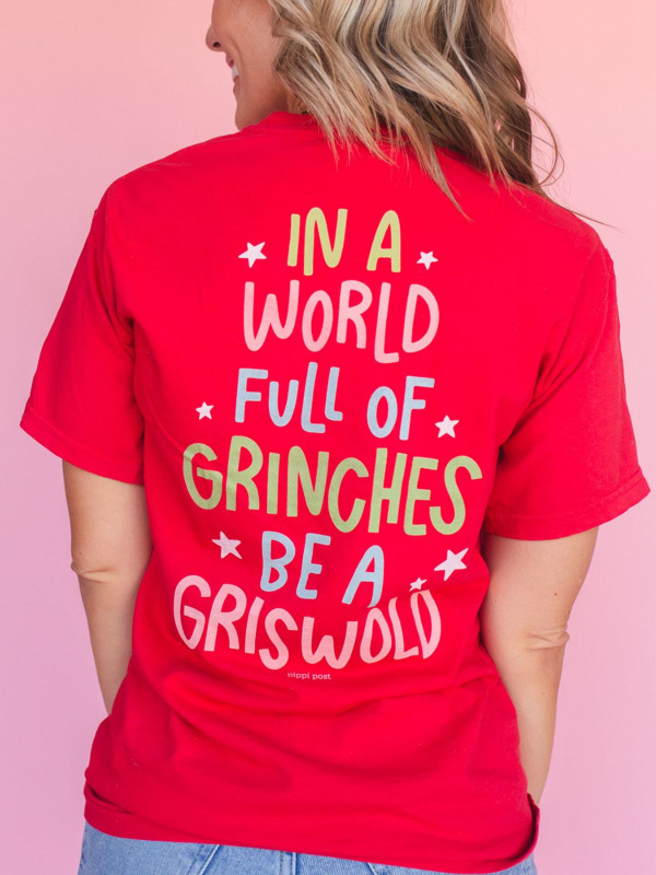 World Full Of Grinches Tee - Red, 1 of 4