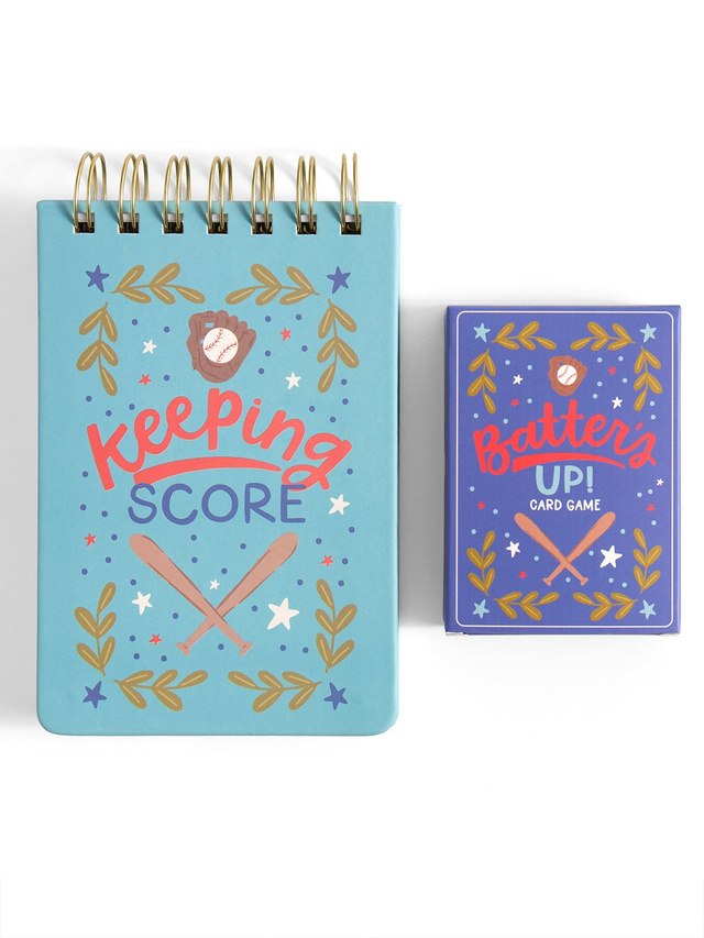 Batter's Up Card Game + Scorekeeping Notebook, 6 of 8