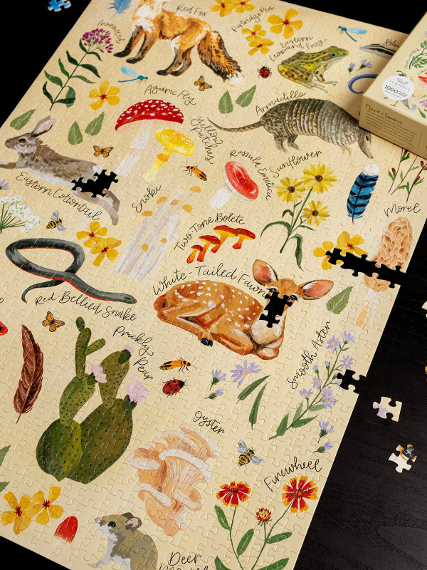 Flora & Fauna - 1,000 Piece Jigsaw Puzzle, 8 of 9