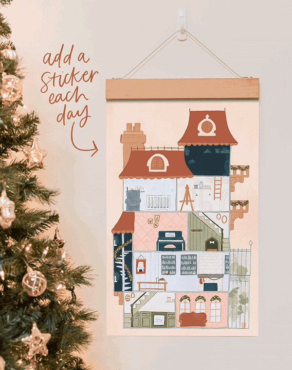 Christmas Countdown Calendar - Townhouse, 1 of 4