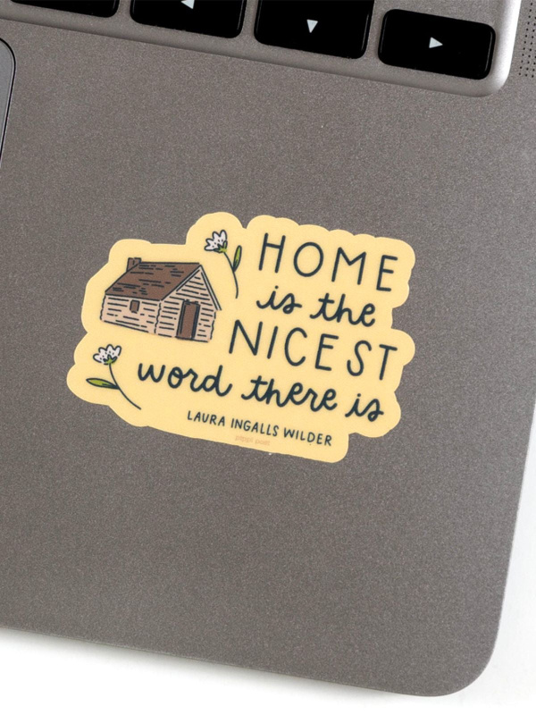 Home Is The Nicest Word Prairie Decal Sticker, 3 of 3