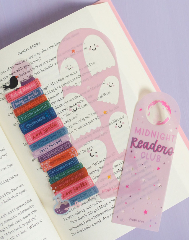 Midnight Readers Club Transparent Bookmark, 2 of 4