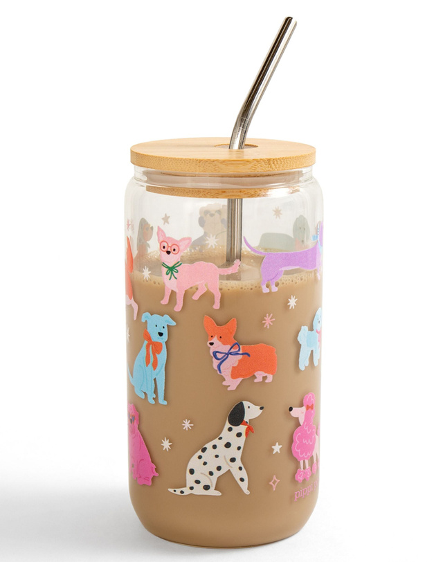 Dapper Dogs Glass Can, 6 of 6