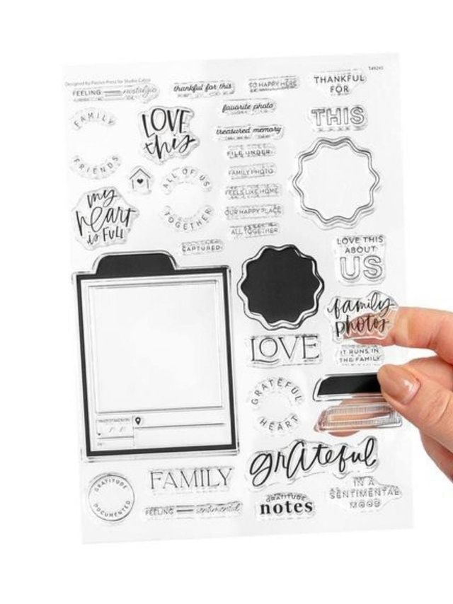 Gratitude Notes Stamp Kit, 3 of 4