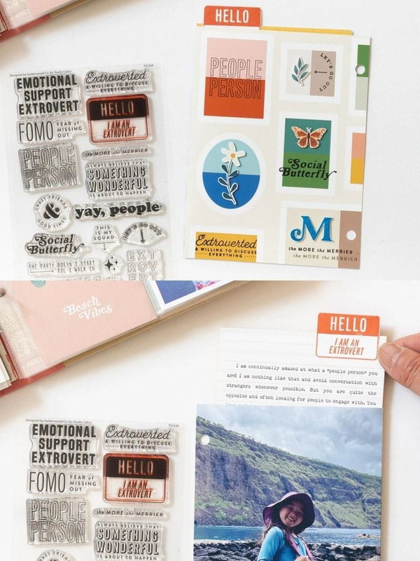 Stamp Set : 4×6 Extrovert, 3 of 3