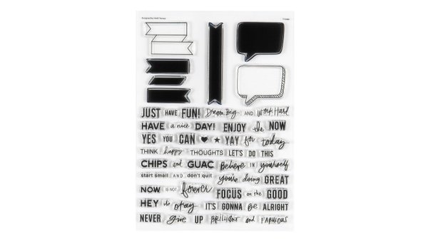 Stamp Set : 6×8 Let's Do This, 1 of 4