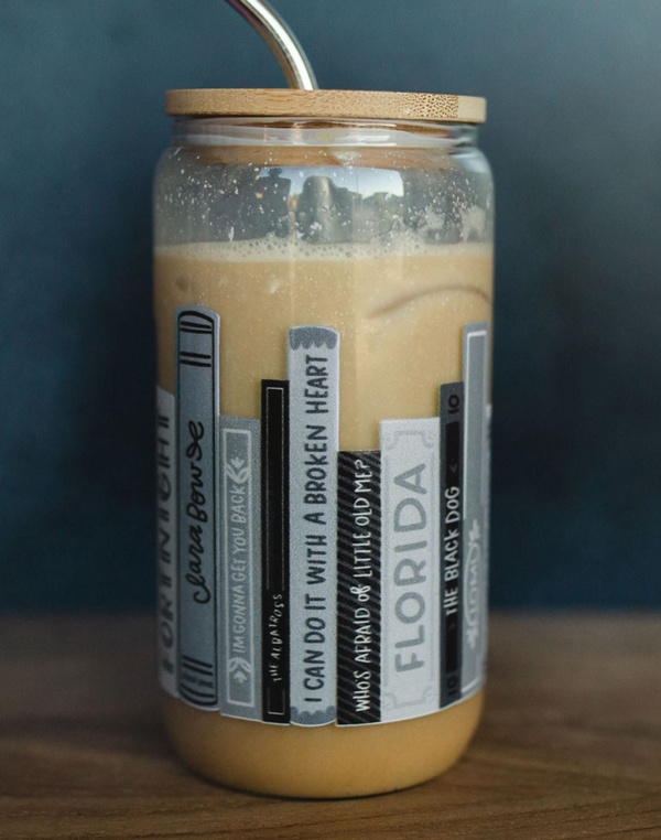Poetry Books Glass Can, 1 of 5