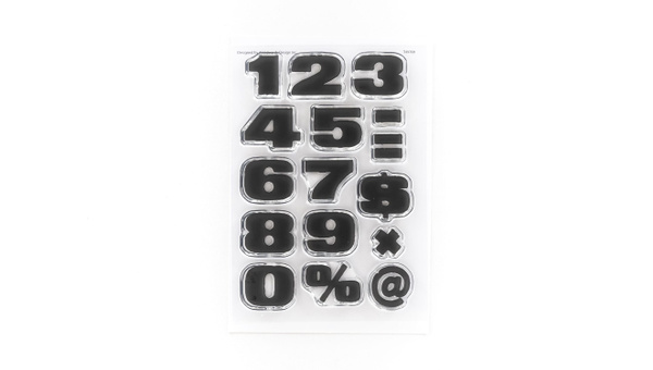 Numbers Are Awesome #15 4×6 Stamp Set, 1 of 2