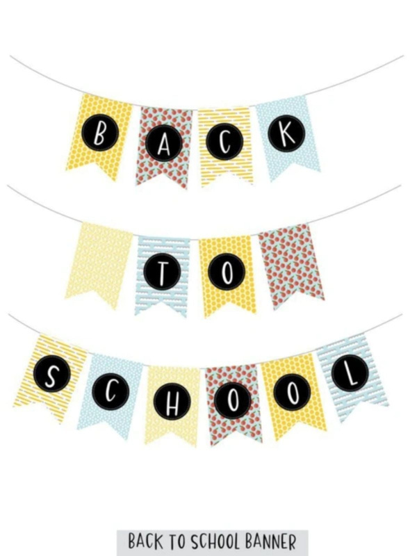 Back To School Digital - Printable Party Pack	, 3 of 6