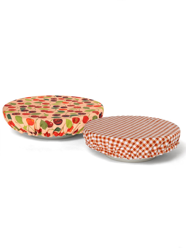 Cherry Grove Reusable Fabric Bowl Cover Set, 4 of 9