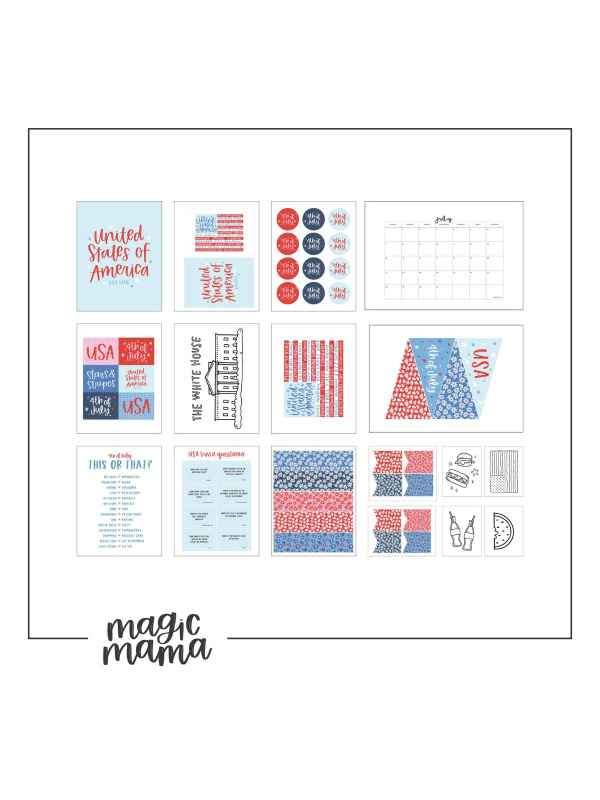 Stars and Stripes Digital Bundle, 1 of 2