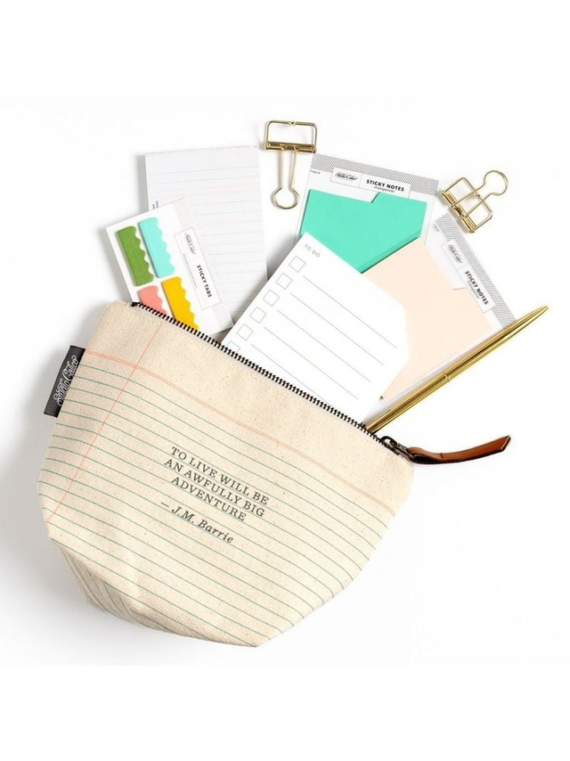 Big Adventure Canvas Zip Pouch, 4 of 4