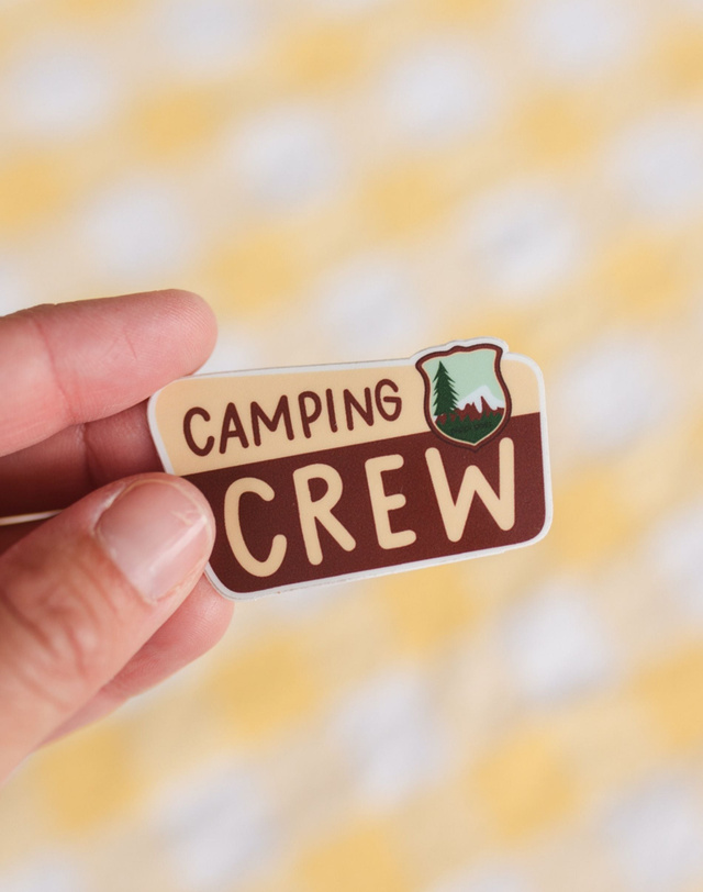 Camping Crew Decal Sticker, 2 of 4