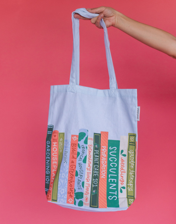Plant Books Tote Bag, 1 of 3