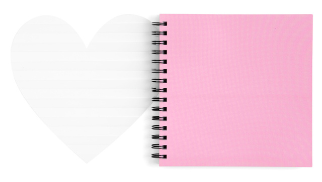 Dear Valentine Heart Notebook, 2 of 3