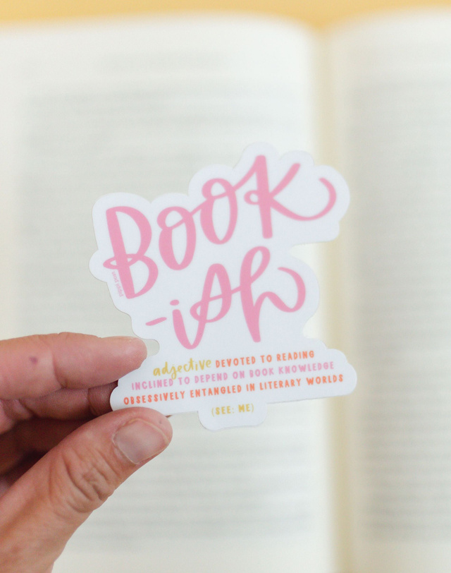 Bookish Decal Sticker, 4 of 4
