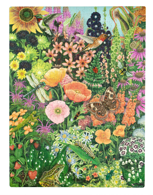 Garden Blooms - 500 Piece Jigsaw Puzzle - 1canoe2