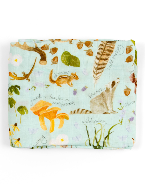 Flora & Fauna Baby Swaddle, 7 of 8
