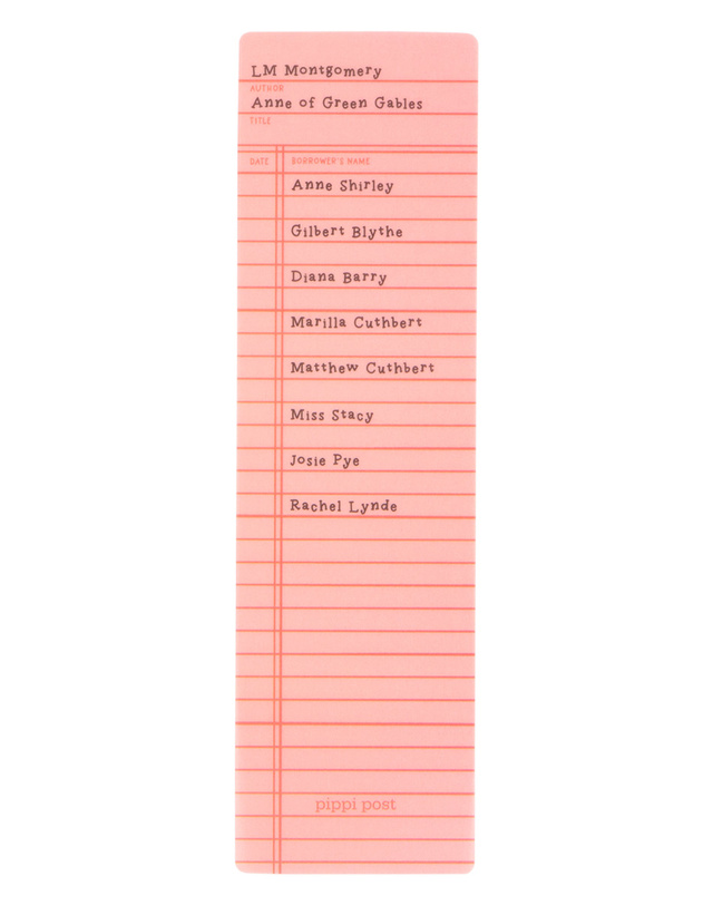 Anne Of Green Gables Library Check Out Transparent Bookmark, 4 of 4