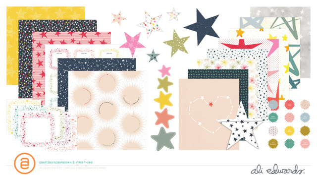 Digital Scrapbook Kit - Stars, 1 of 1