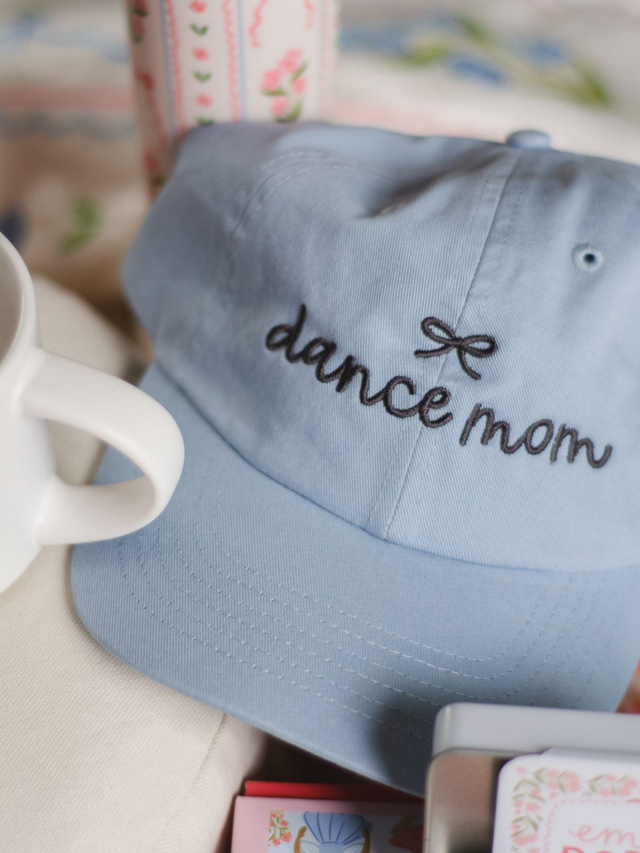Dance Mom Bow Embroidered Baseball Cap, 3 of 5