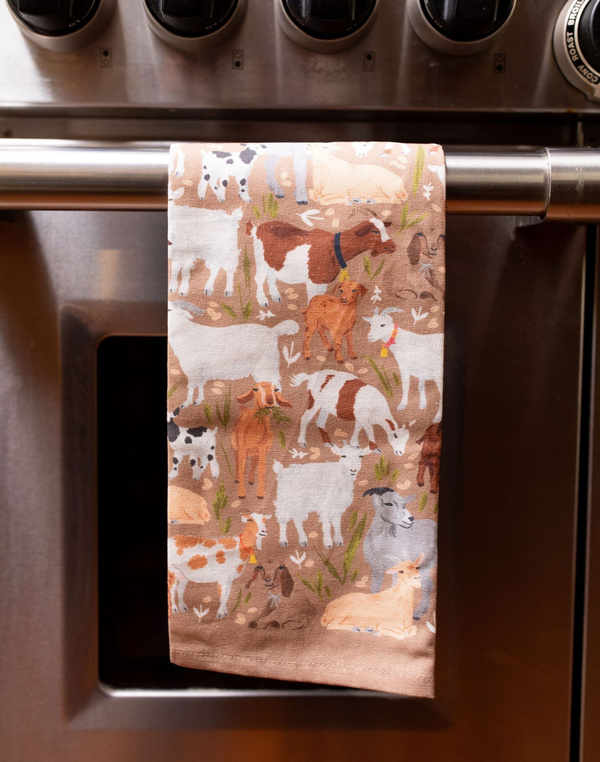 Goat Farm Tea Towel, 1 of 7