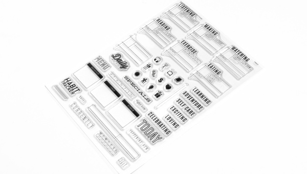 Stamp Set : 6×8 Habit Tracker, 2 of 3