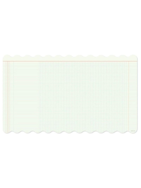 Scalloped Ledger Large Desk Mat, 2 of 5