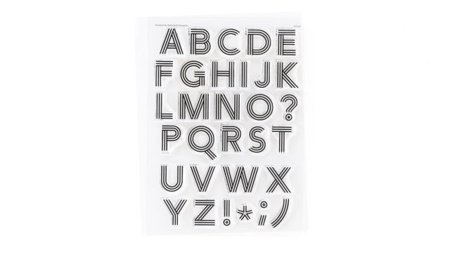 Alphas Are Awesome #42 6×8 Stamp Set , 1 of 2