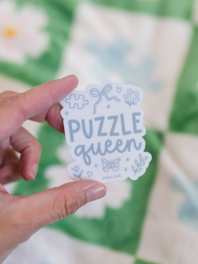 Puzzle Queen Decal Sticker, 1 of 2