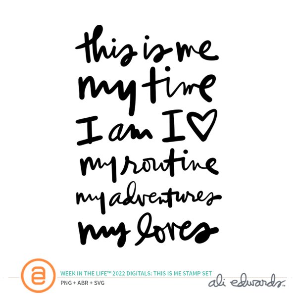 Week In The Life™ 2022 Digital This Is Me 4×6 Stamp Set, 1 of 1
