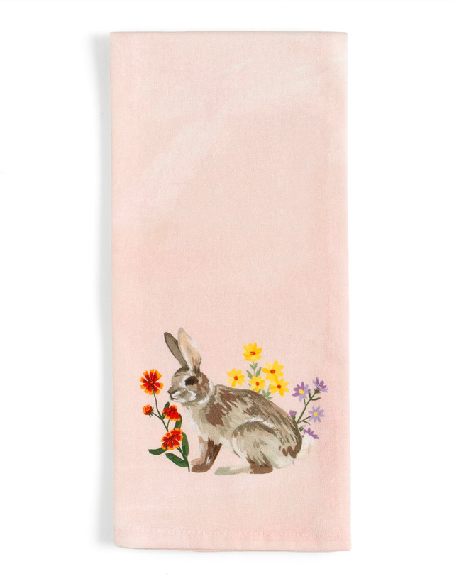 Wildflower Bunny Kitchen Towel, 5 of 5