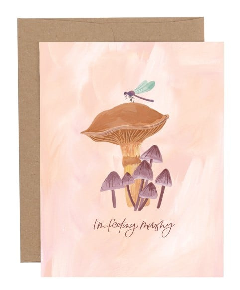 Feeling Mushy Greeting Card, 1 of 1