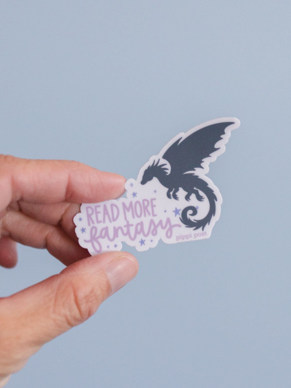 Read More Fantasy Decal Sticker, 1 of 2