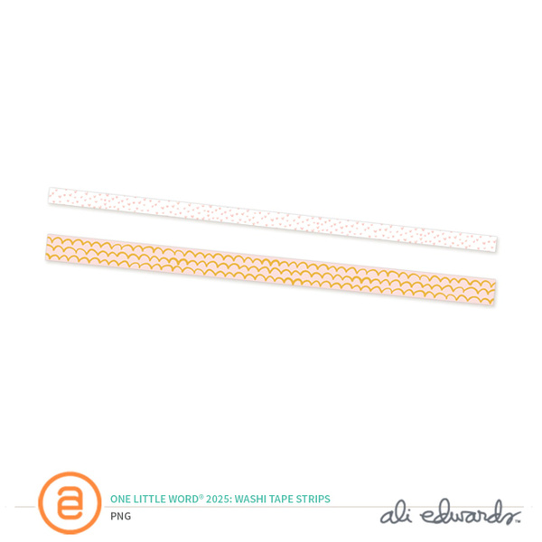 One Little Word® 2025 Digital Washi Tape, 1 of 1