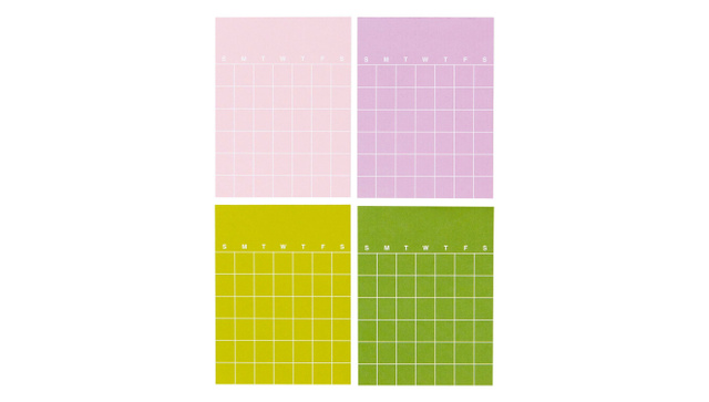 Calendar Notepad - 3×4 Brights, 1 of 3