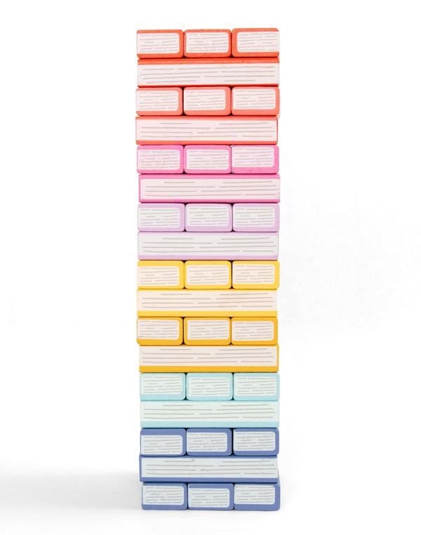 Tumbling Book Stack - Wooden Block Stacking & Balance Game, 6 of 8