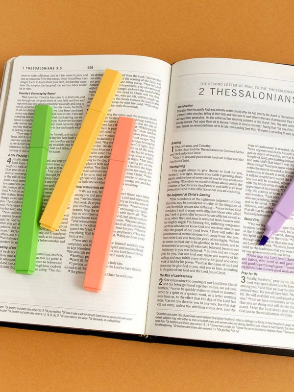 Radiant Highlights – Bible Study Highlighter Set of 6 Colors, 3 of 4