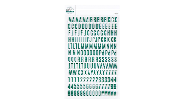 Color Collective 4×6 Mini Puffy Alphabet Stickers - Twilight, 1 of 1