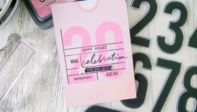 Stamp Set : 6×8 Storytellers Numbers, 4 of 6