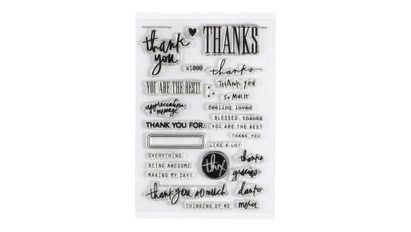 Stamp Set : 4×6 Thank You, 1 of 1